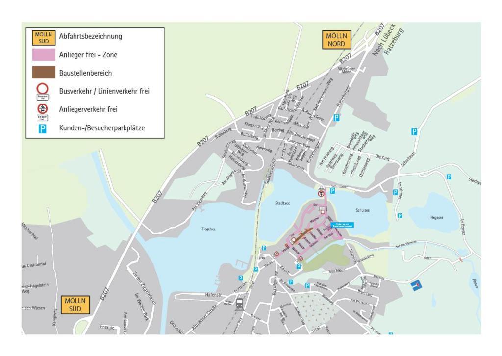 Zentral Gelegenes Ferienzimmer Moellner Seestrasse Exteriér fotografie